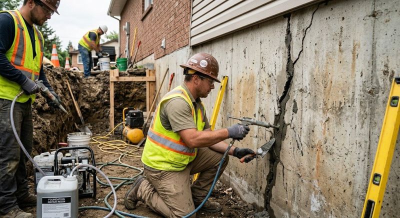 Cracked Foundation Repair in Denver, CO