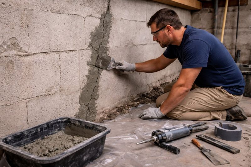 Foundation Crack Repair in Parker, CO