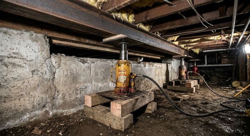Foundation Jacking in Castle Rock, CO