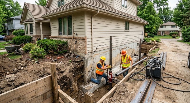 House Foundation Repair in Denver County, CO