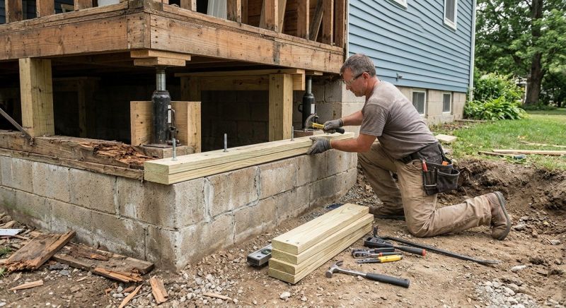 House Foundation Repair in Denver County, CO